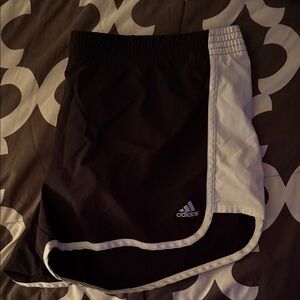Adidas Black and White Sports Shorts